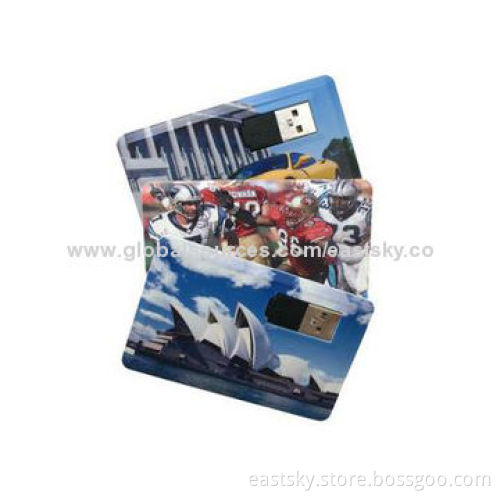 Name card USB flash drive, durable with magnetic, shock- and moisture-proof